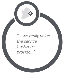 …we really value the service Cashzone provide…